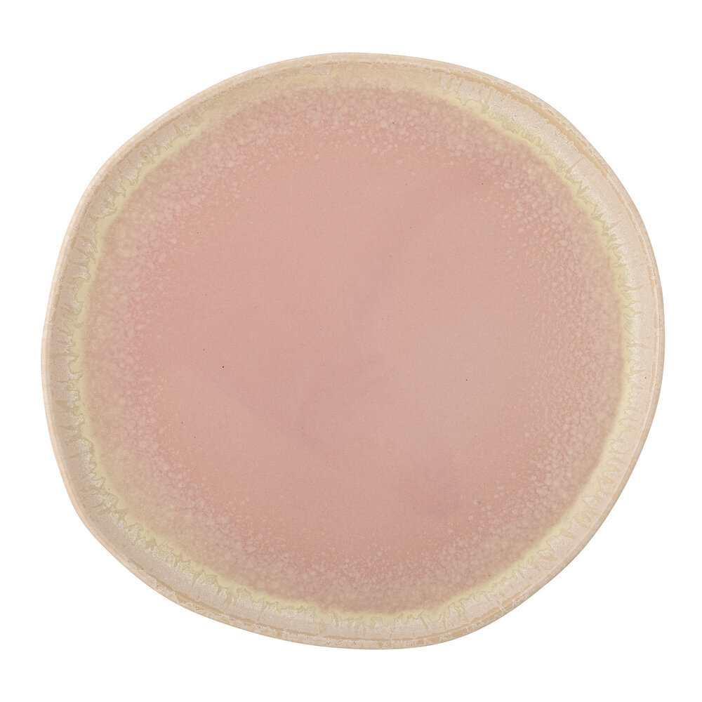 Teller Louisa in Rose aus Steingut