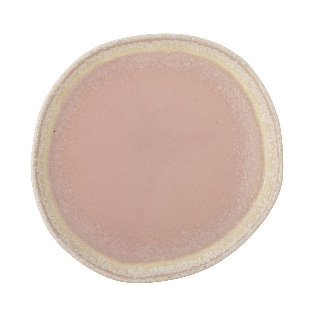 Teller Louisa in Rose aus Steingut