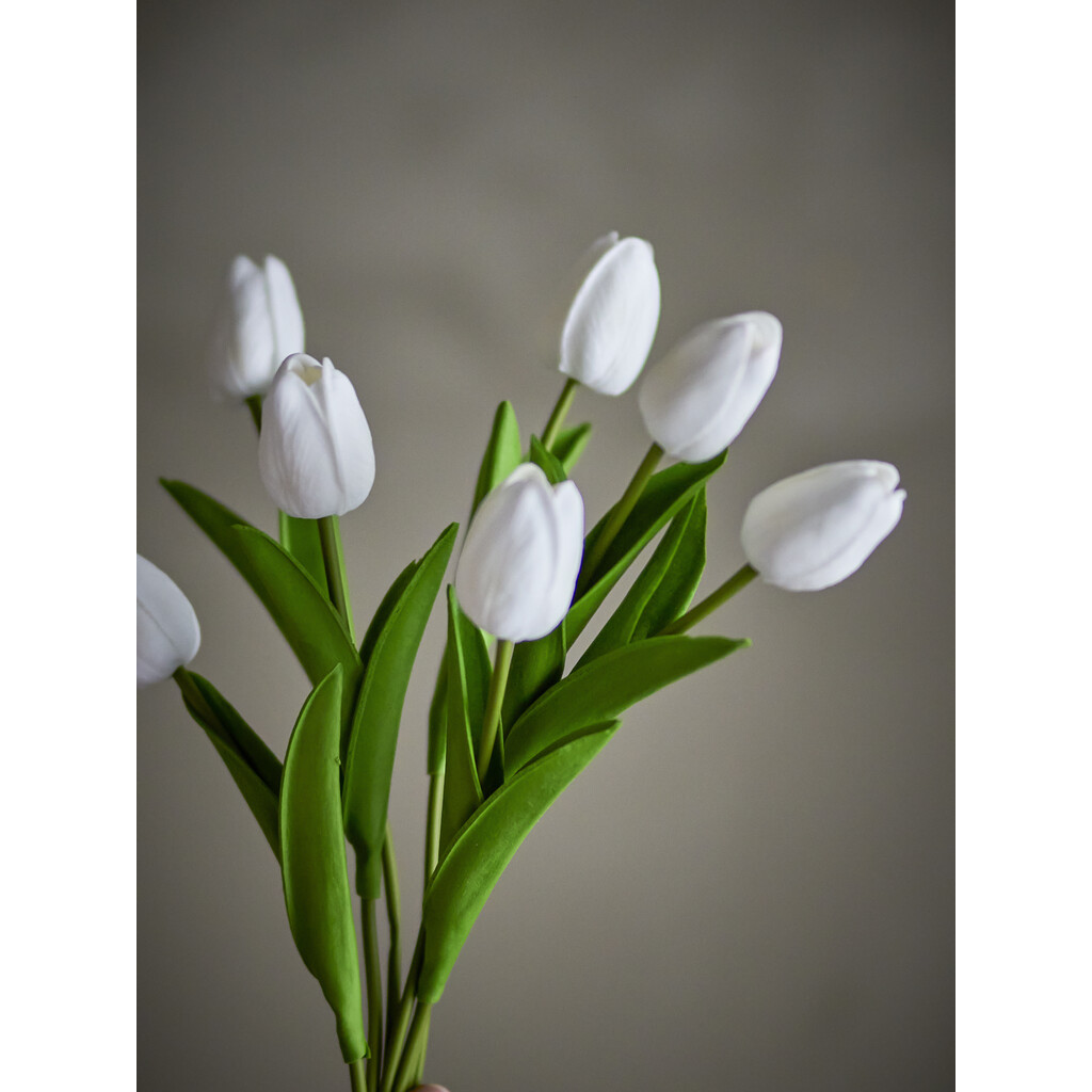 Bloomingville Künstlicher Tulpenstrauß Tulip in Weiß online kaufen bei SKANDEKO