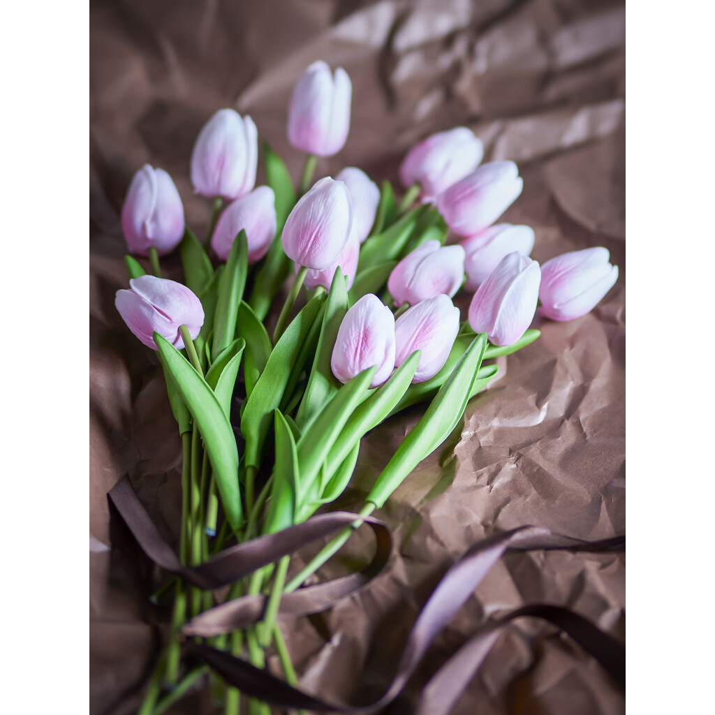 Künstlicher Tulpenstrauß Tulip in Weiß