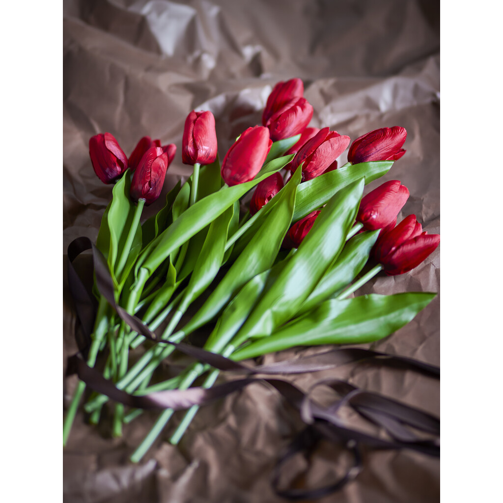 Künstlicher Tulpenstrauß Tulip in Weiß