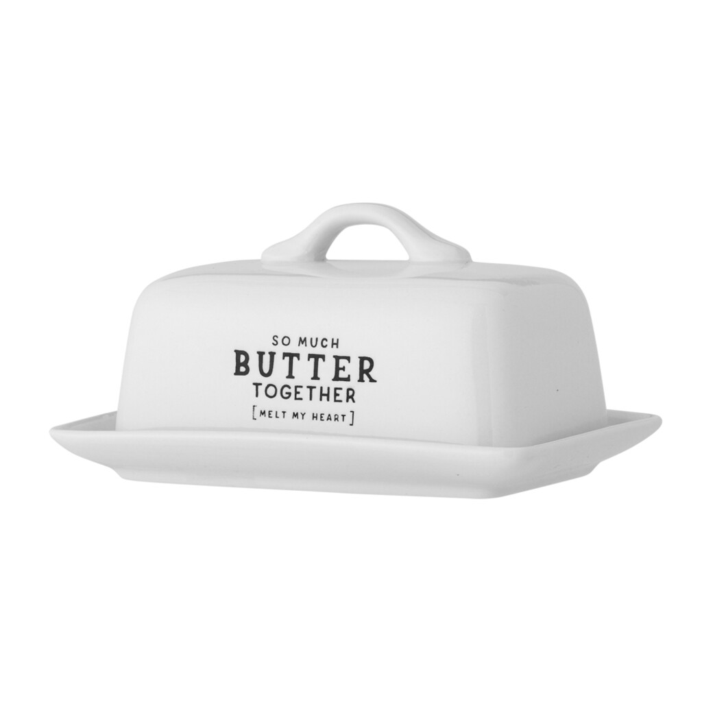 Wendy Butterdose, Weiß, Steingut