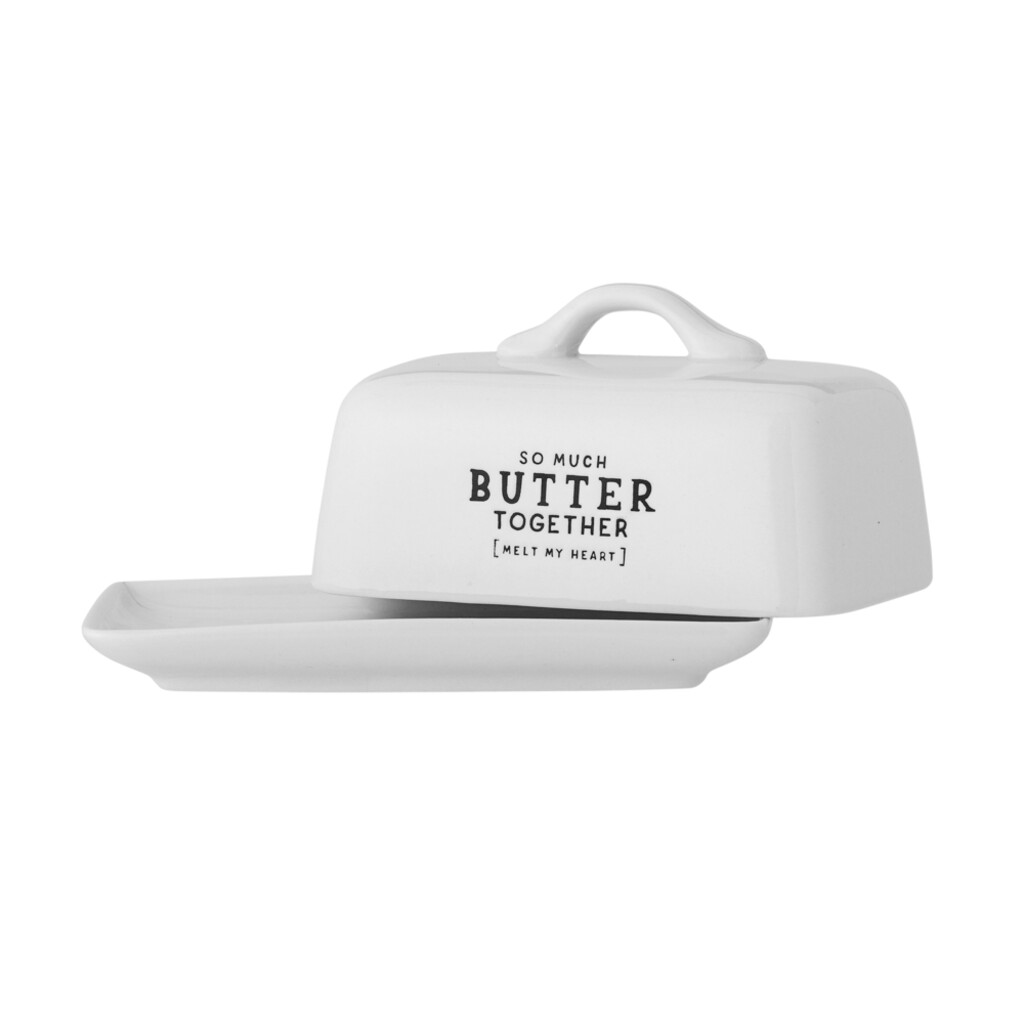 Wendy Butterdose, Weiß, Steingut