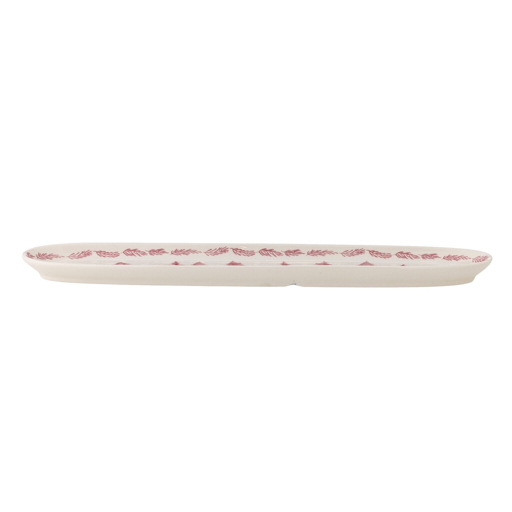 Bloomingville Wonderland Servierplatte Rose aus Steingut