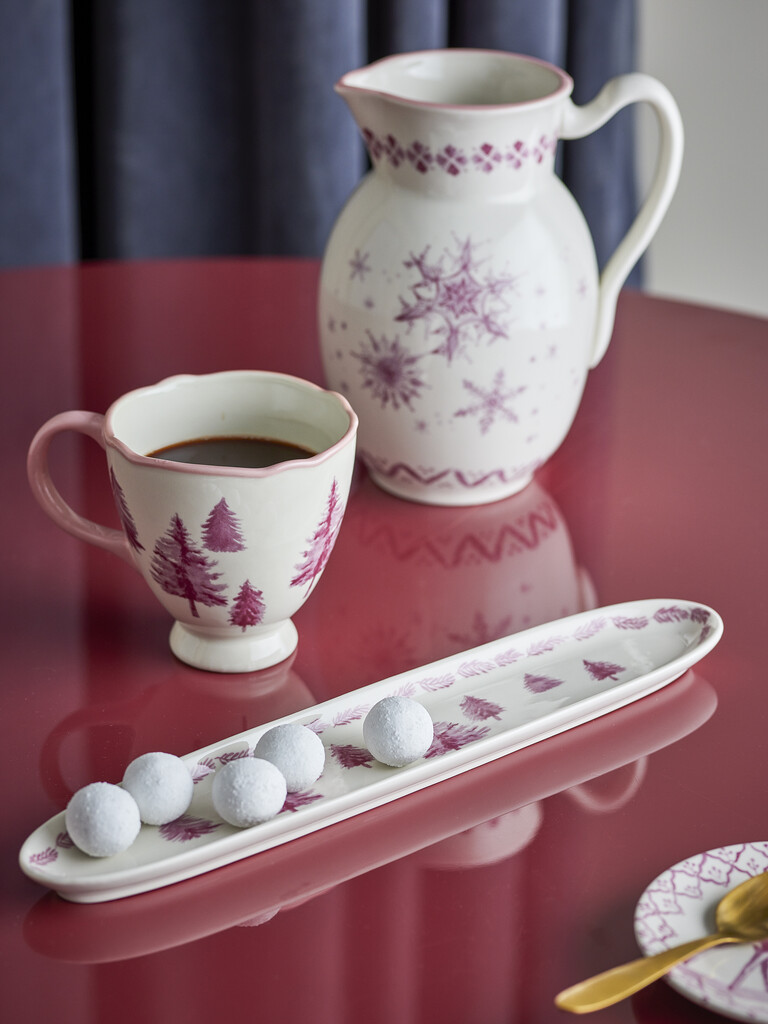 Bloomingville Wonderland Servierplatte Rose aus Steingut online kaufen bei SKANDEKO (Ansicht 2)