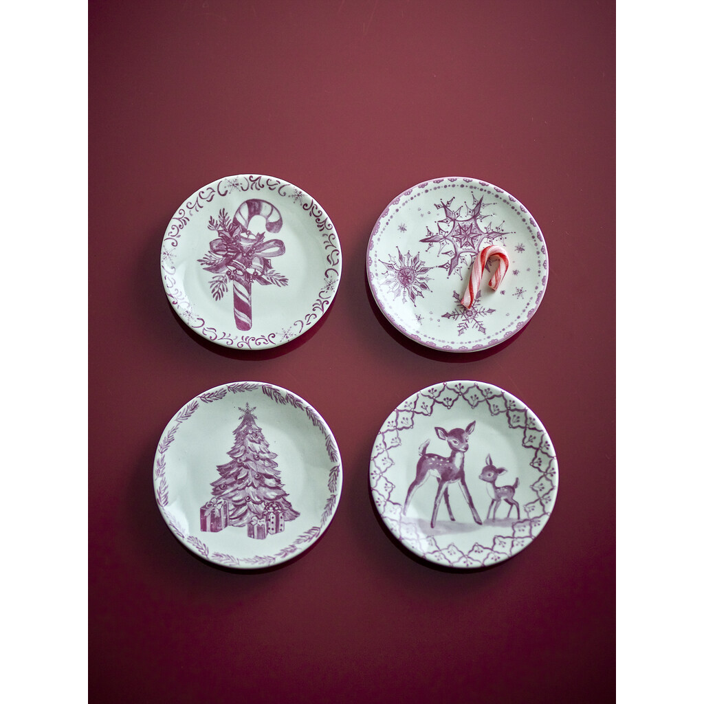Bloomingville Wonderland Teller Rose 4er-Set