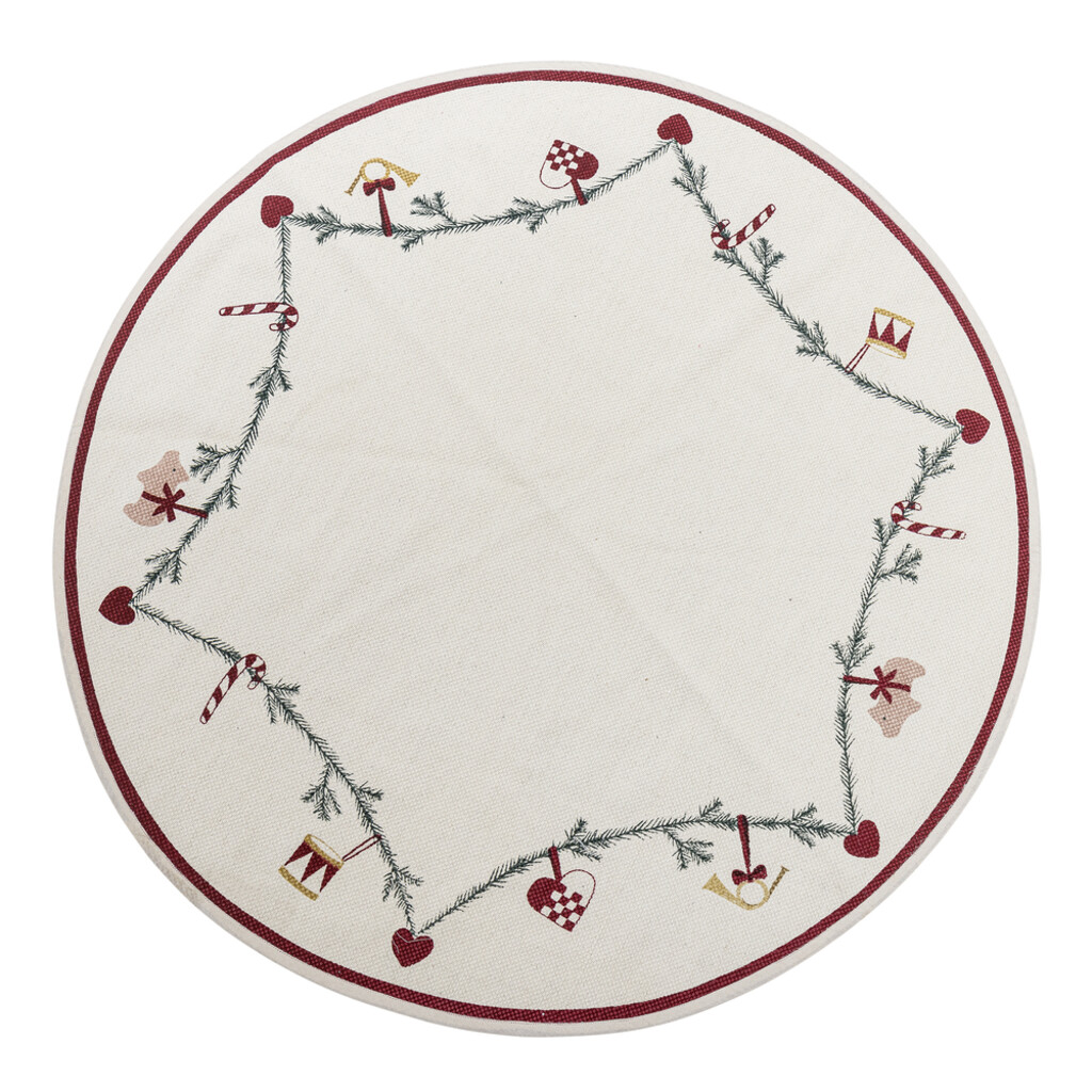 Bloomingville Yule Baumteppich aus Baumwolle online kaufen bei SKANDEKO