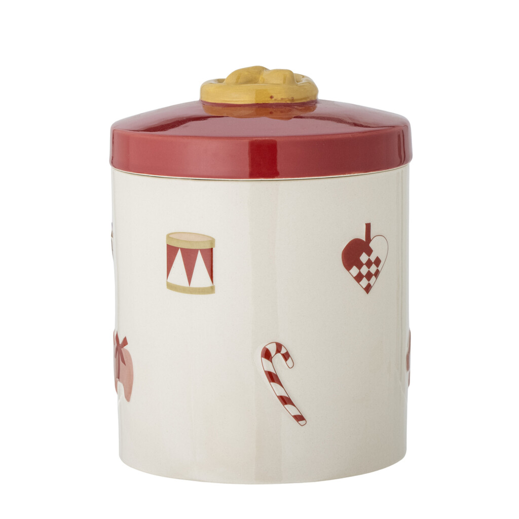 Bloomingville Yule Gefäß mit Deckel, Weihnachten online kaufen bei SKANDEKO