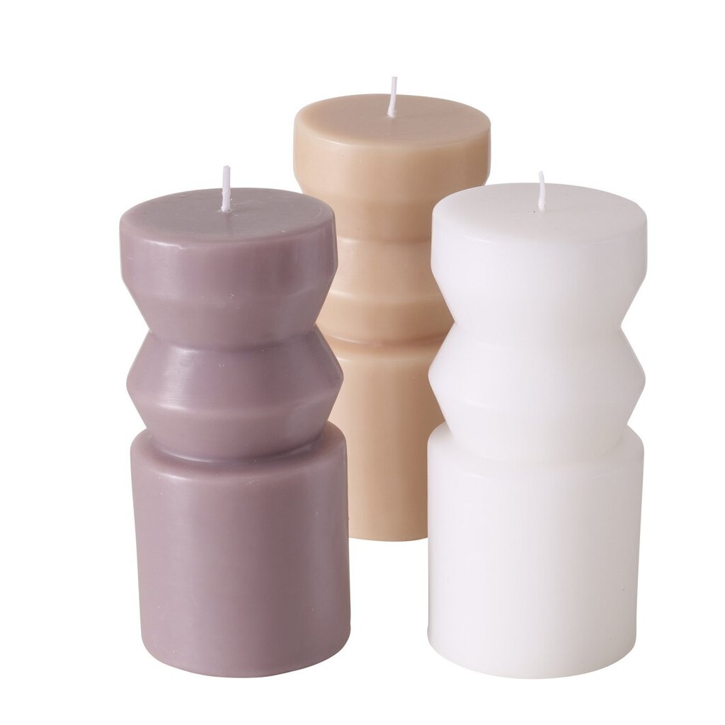 3er Set Kerze in Sonderformen