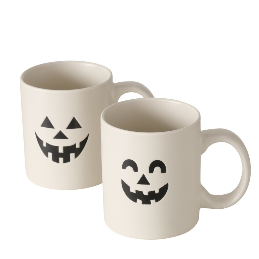 Boltze Halloween Becher Boo, 2er Set aus Keramik online kaufen bei SKANDEKO