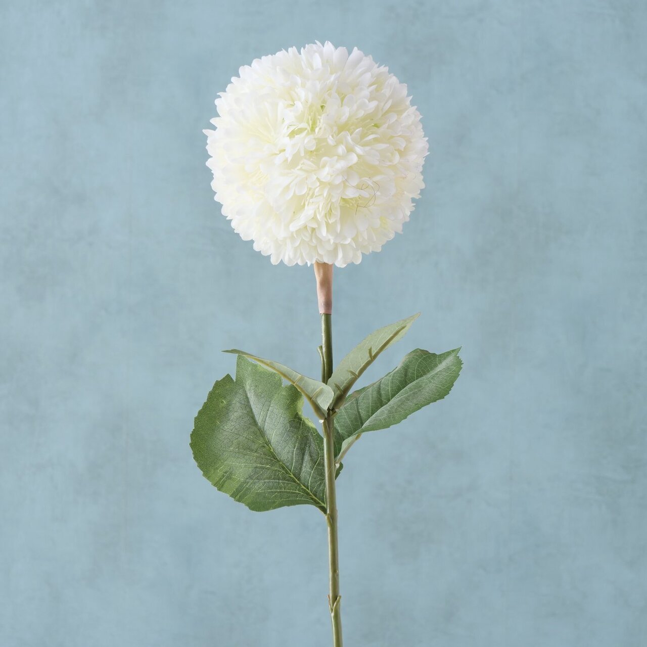 Deko Stielblume Schneeball
