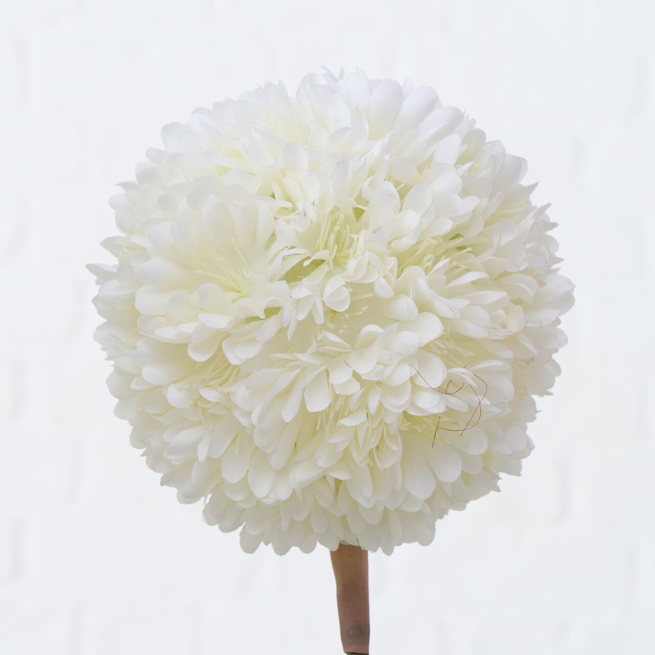 Deko Stielblume Schneeball