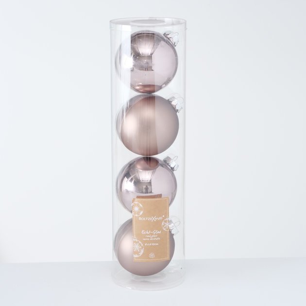 Große Weihnachtskugeln Ø 10 cm, 4 tlg