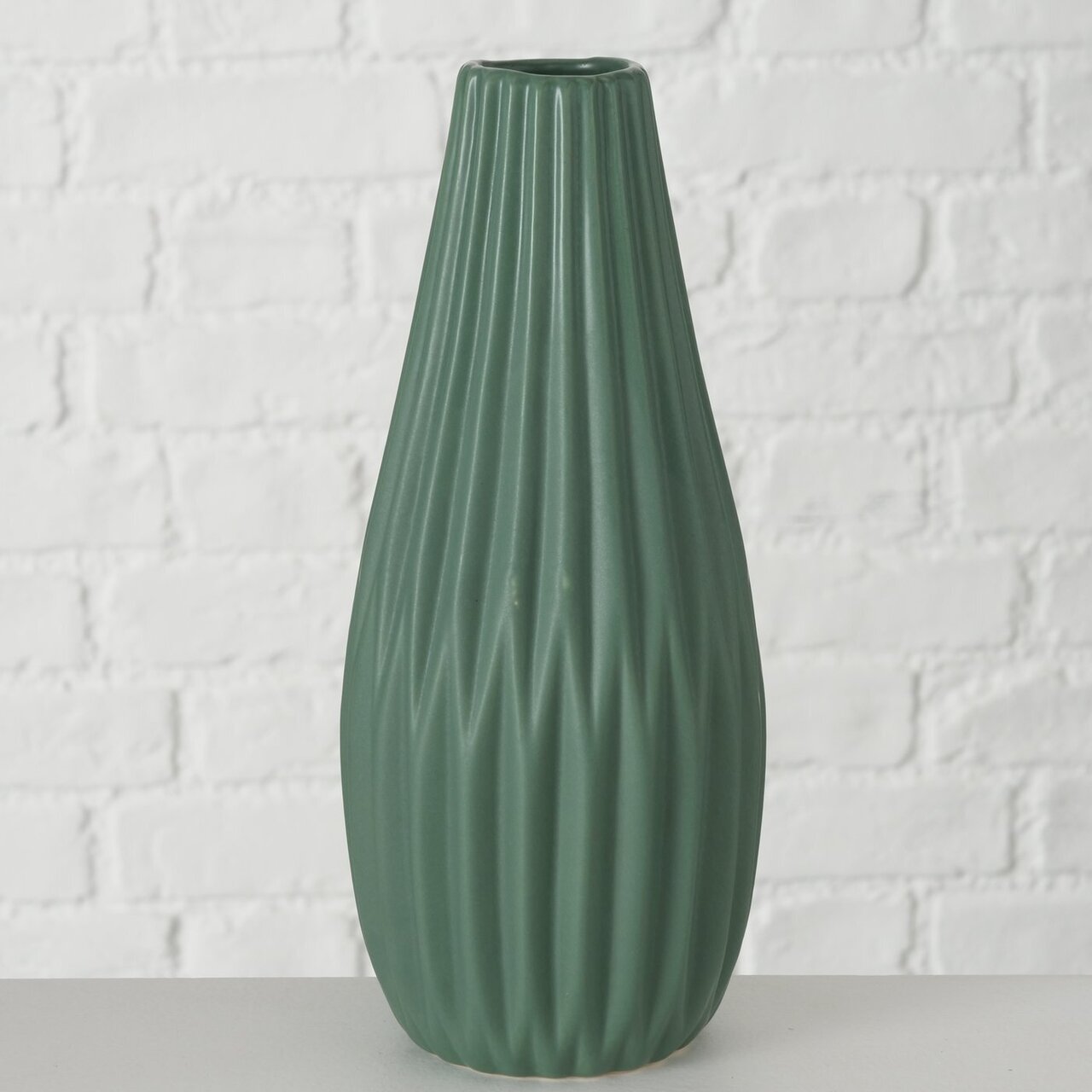 Hohe Vase Lenja 2er grün