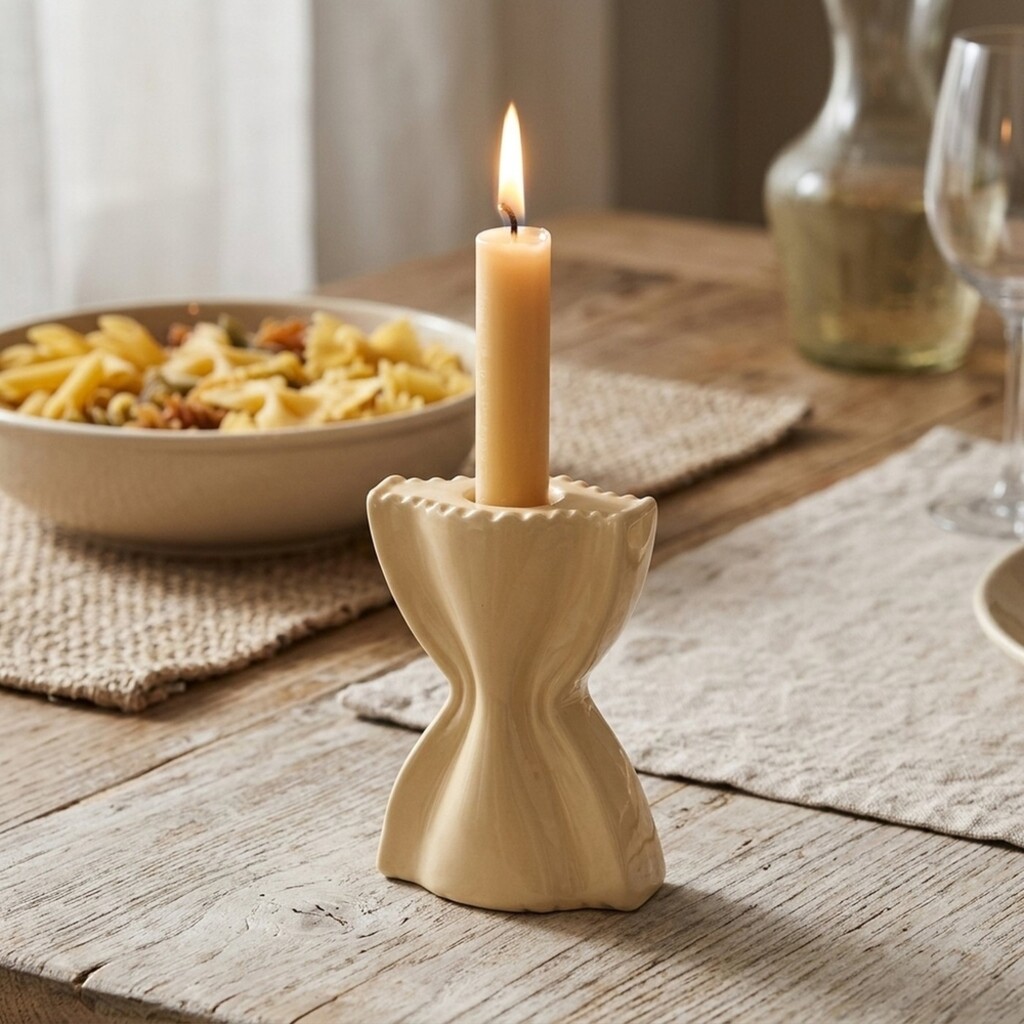 Boltze Kerzenleuchter Pasta Gelb von Boltze online kaufen bei SKANDEKO (Ansicht 2)