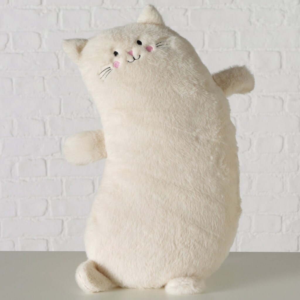 Boltze Kissen Minky in Katzenform