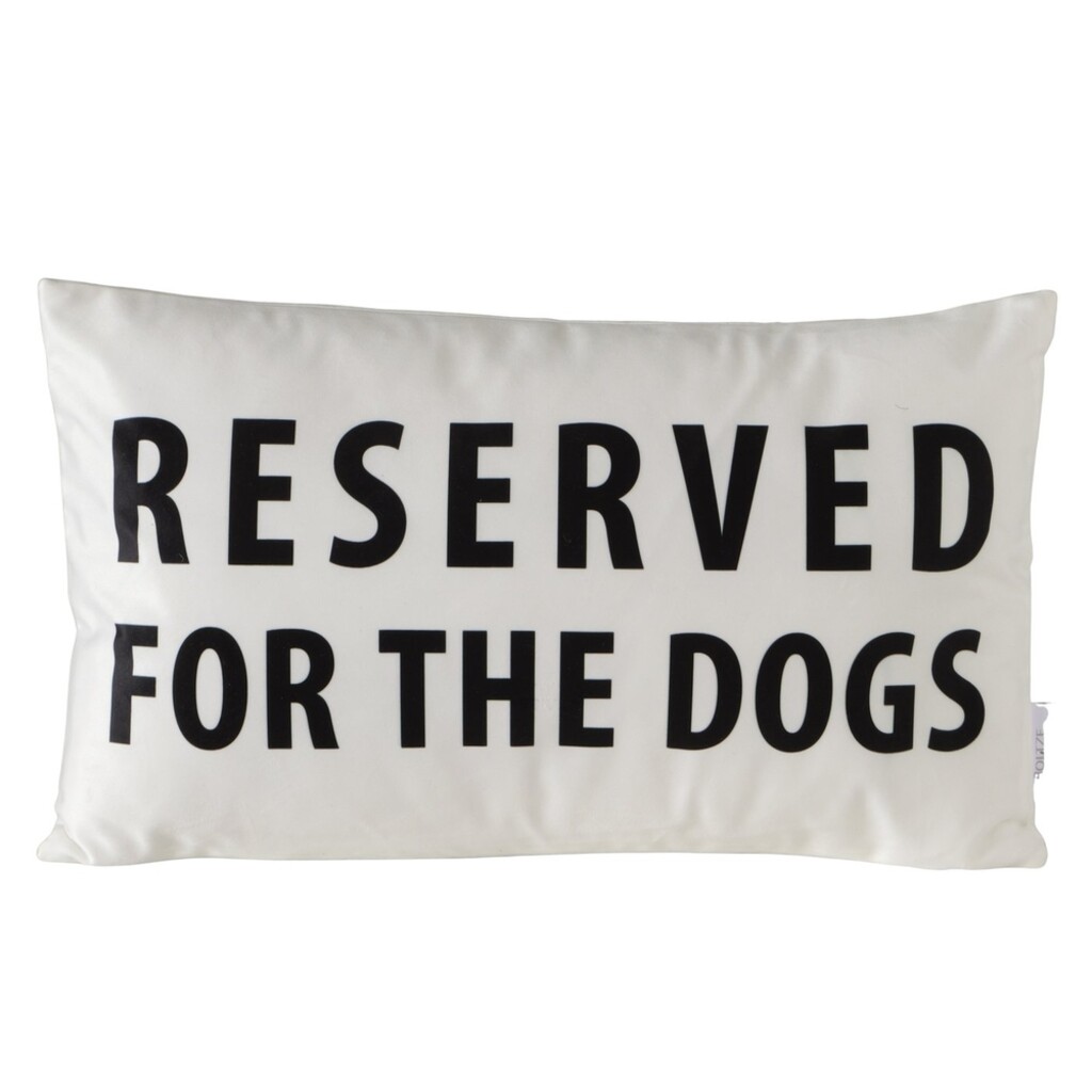 Boltze Kissen Reserved for the dogs online kaufen bei SKANDEKO