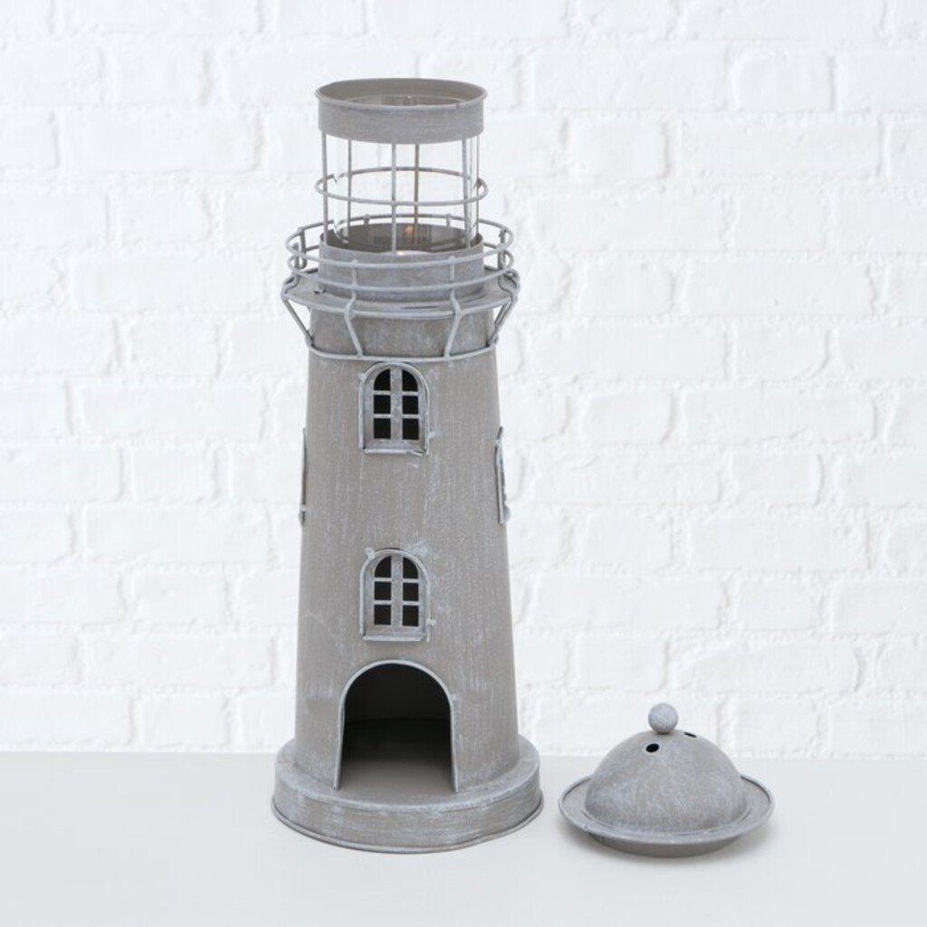 Laterne Leuchtturm, 2er Set