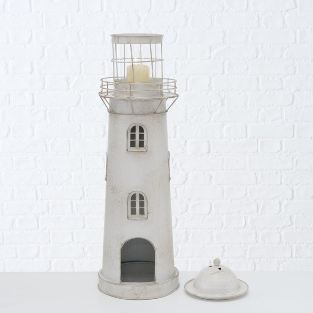 Laterne Leuchtturm, 2er Set