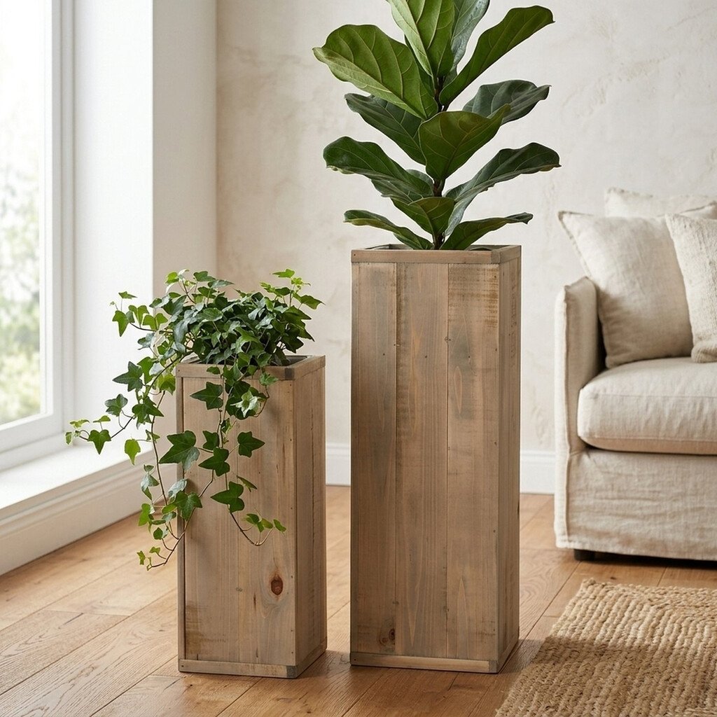 Boltze Pflanztopf Medina 2er-Set Natur online kaufen bei SKANDEKO (Ansicht 2)