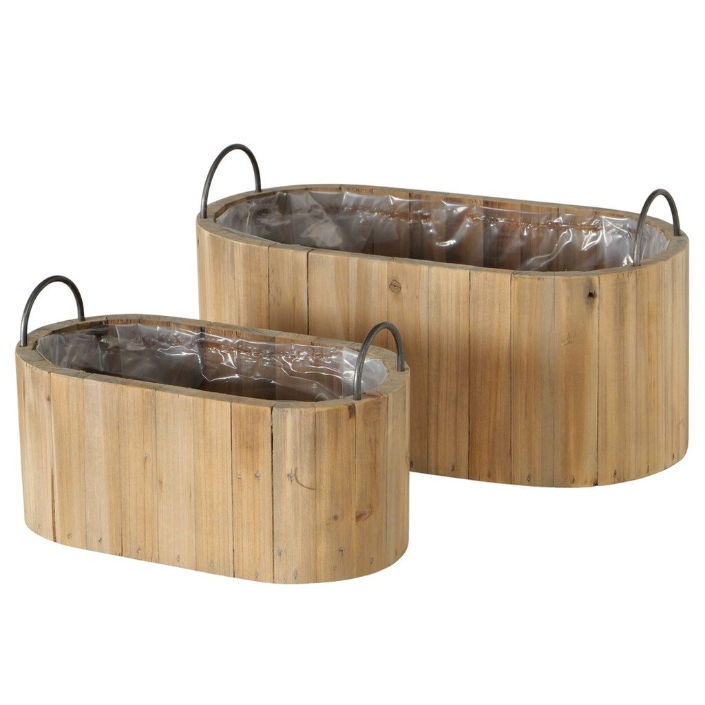 Boltze Pflanztopf Terrano 2er-Set Natur online kaufen bei SKANDEKO