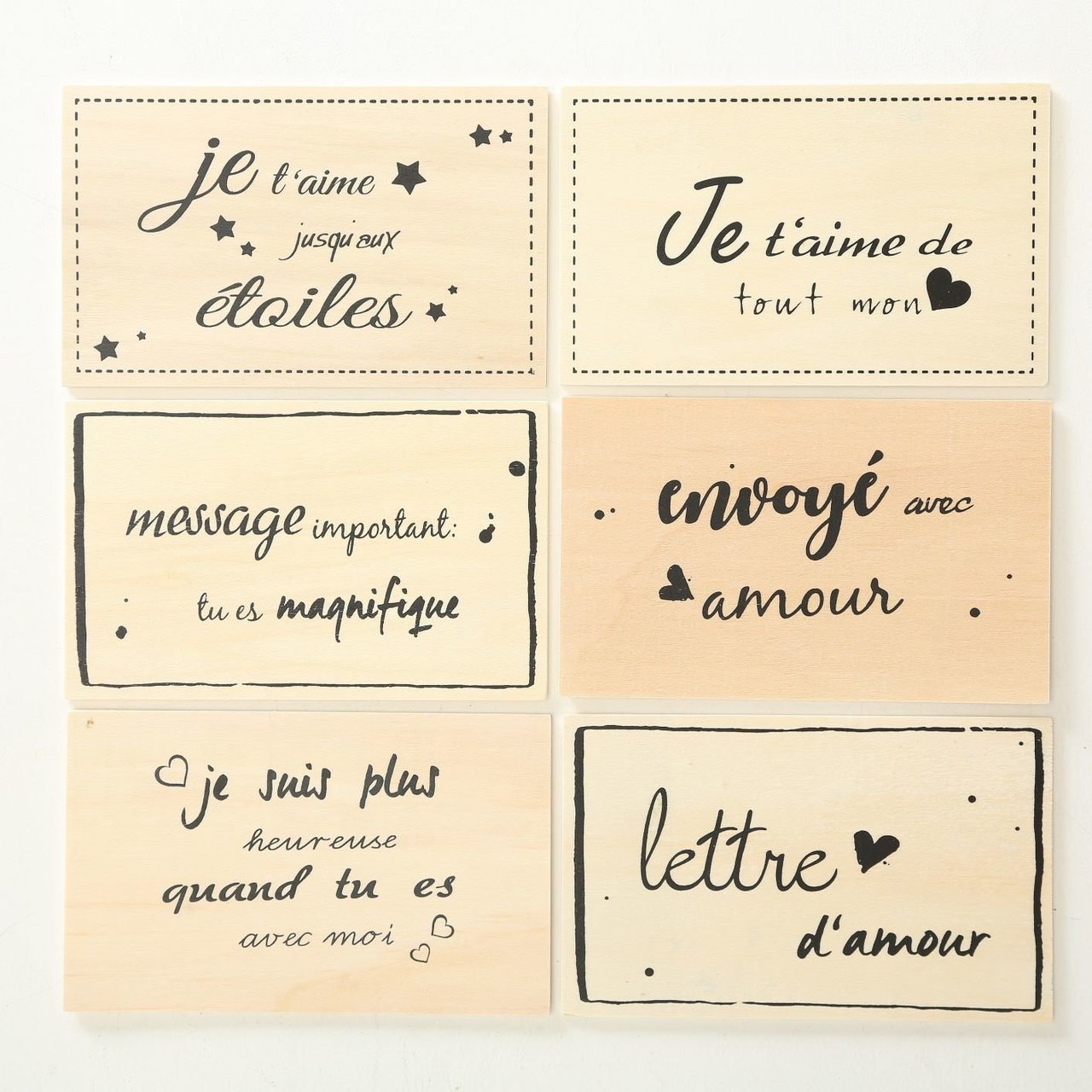 Boltze Postkarte Amour 6er Set online kaufen bei SKANDEKO