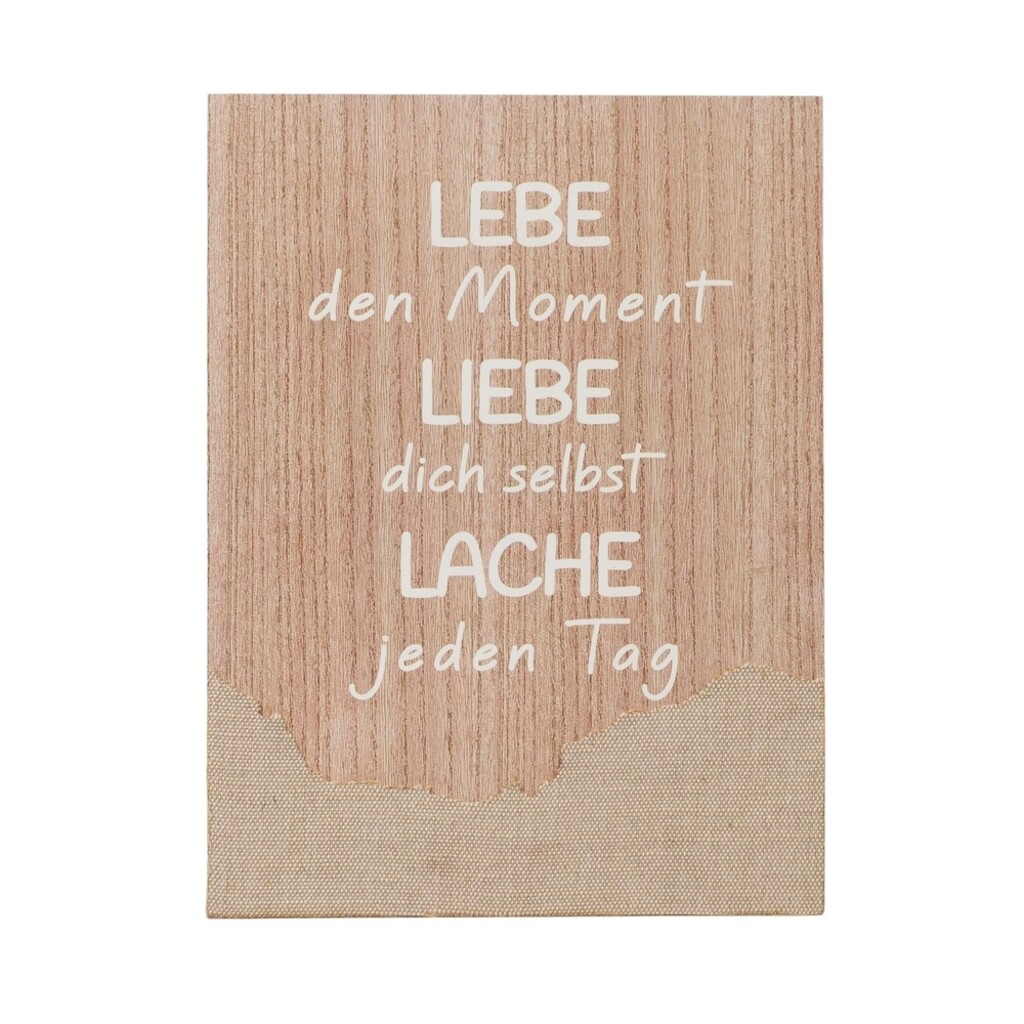 Boltze Schild Lebe den Moment online kaufen bei SKANDEKO