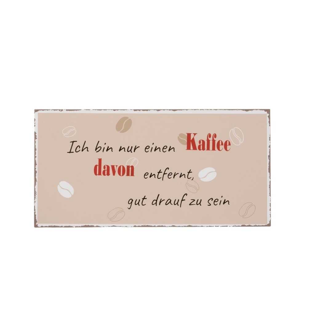 Schilder Kaffee, 3er Set