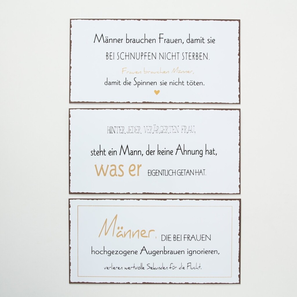 Boltze Schilder Männer, 3er Set online kaufen bei SKANDEKO (Ansicht 2)
