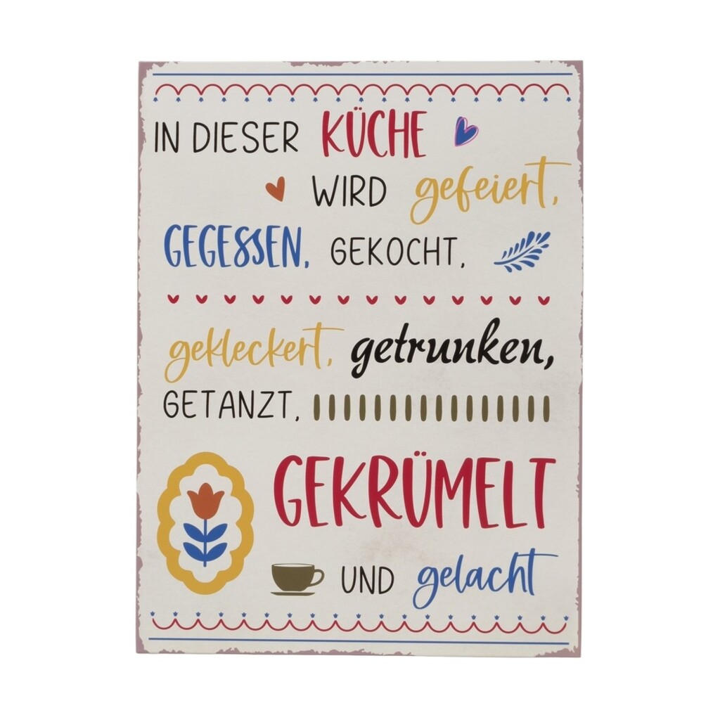 Schild Kochen mit Liebe 2er