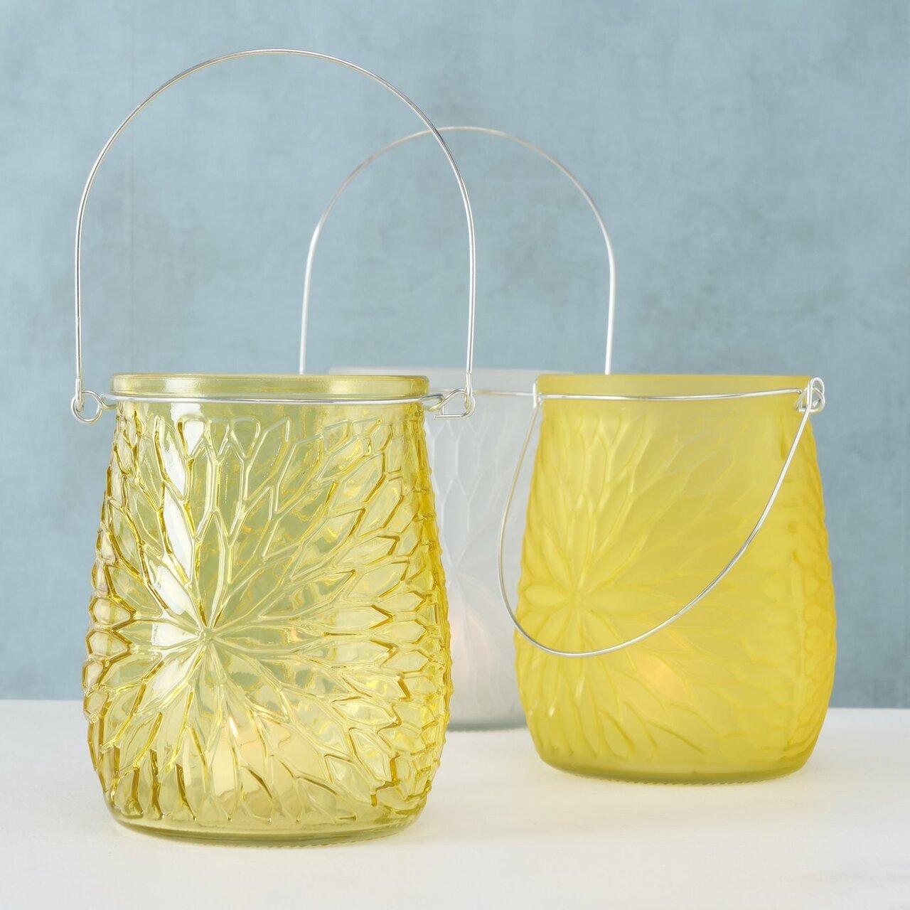 Boltze Teelichthalter Teelichtglas Mela 3er Set online kaufen bei SKANDEKO (Ansicht 2)