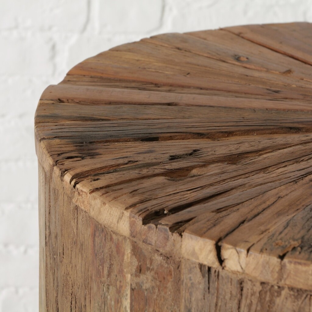 Rustikaler Holz Couchtisch, Beistelltisch Sevali