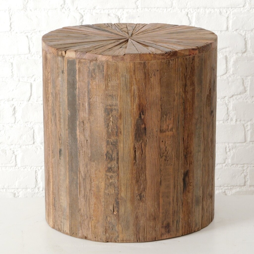 Rustikaler Holz Couchtisch, Beistelltisch Sevali