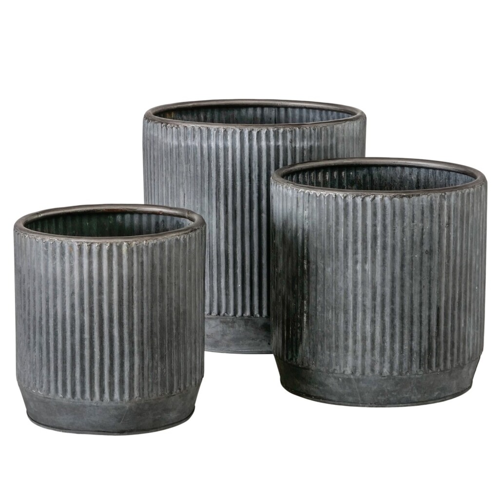 Boltze Metall Übertopf Bionda, 3er Set online kaufen bei SKANDEKO