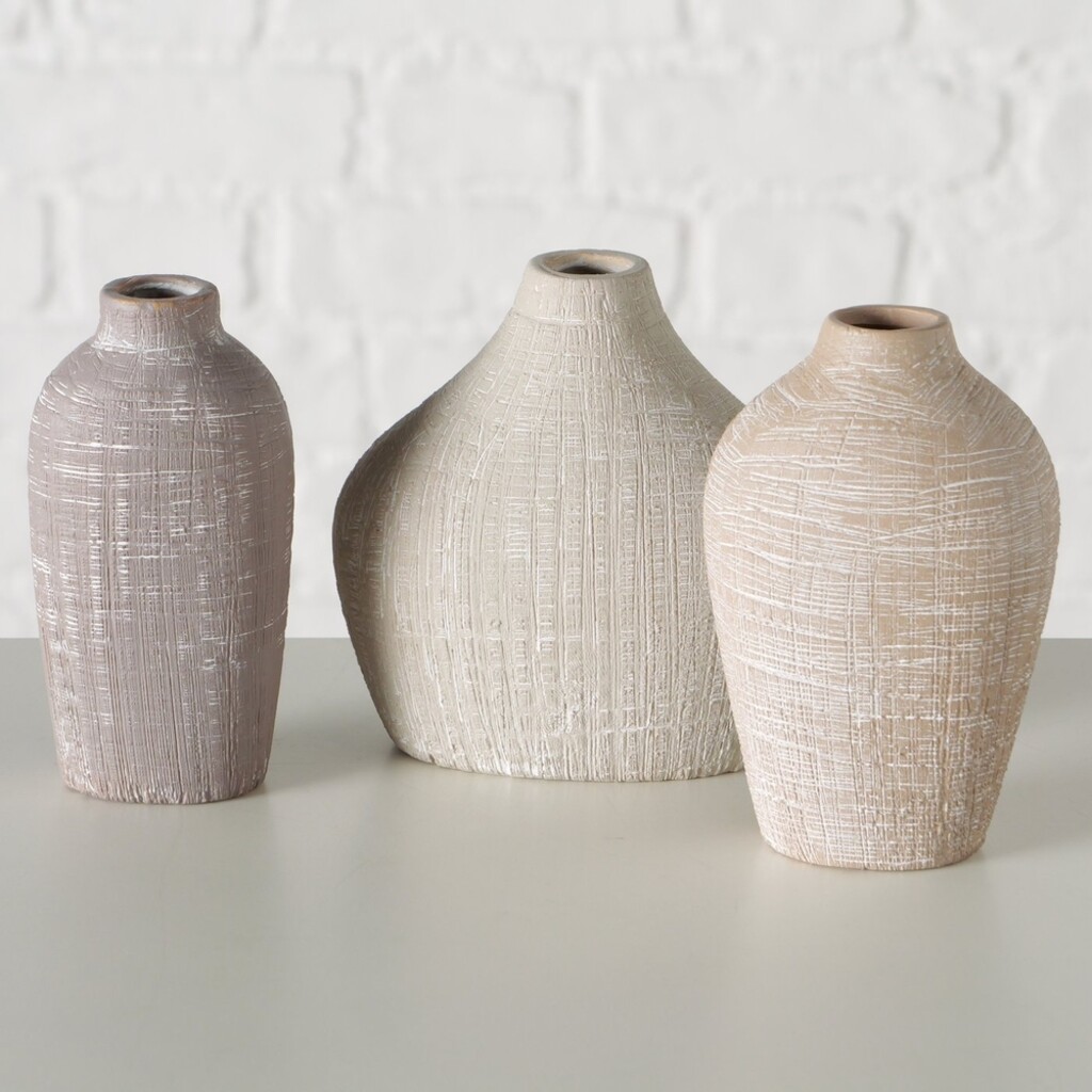 Boltze Vase Brisby 3er-Set