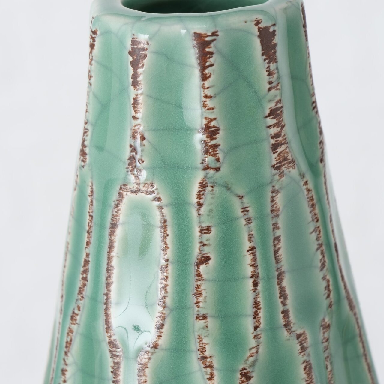Vase Lenja 2er Set grün