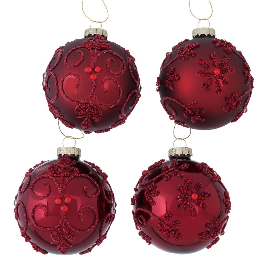 Boltze Weihnachtskugel Oriana 12er-Set online kaufen bei SKANDEKO
