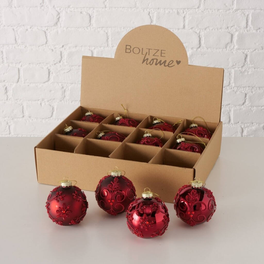 Weihnachtskugel Oriana 12er-Set