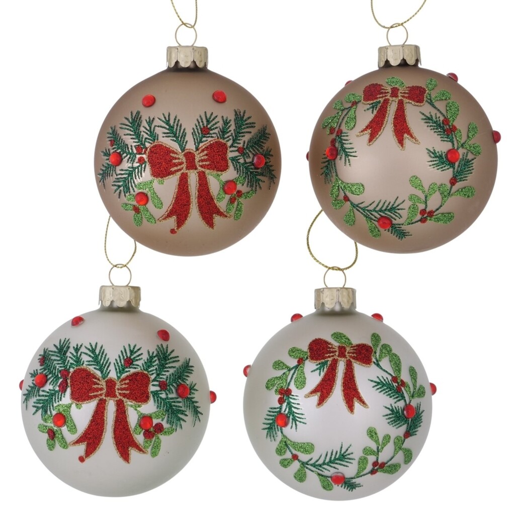Boltze Weihnachtskugel Tradio 12er-Set online kaufen bei SKANDEKO
