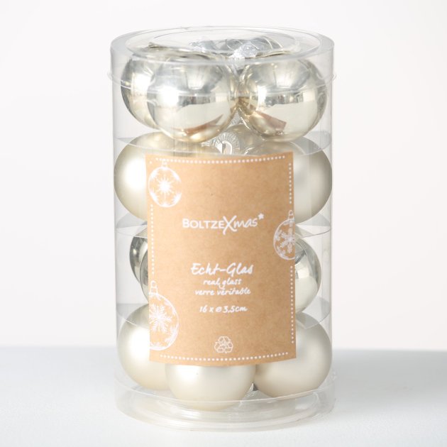 Boltze Weihnachtskugeln Ø 4 cm, 16 tlg online kaufen bei SKANDEKO (Ansicht 2)