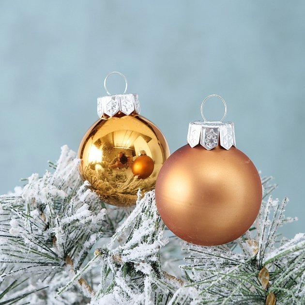 Weihnachtskugeln Ø 4 cm, 16 tlg