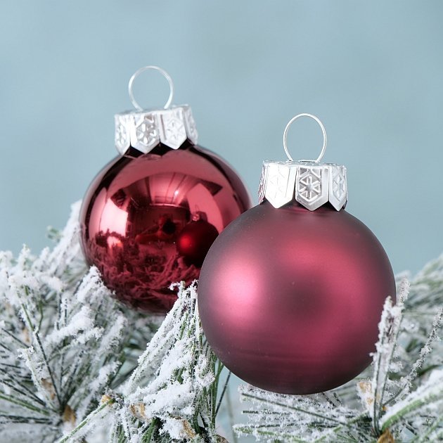 Weihnachtskugeln Ø 4 cm, 16 tlg