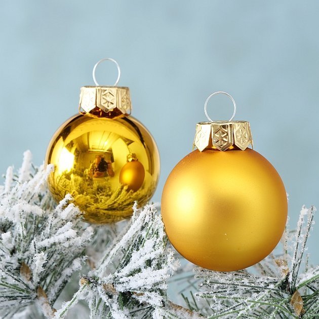 Weihnachtskugeln Ø 4 cm, 16 tlg