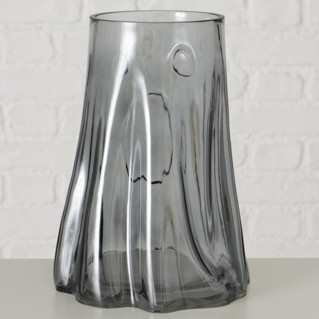 Windlicht Hubuha Grau 23 cm