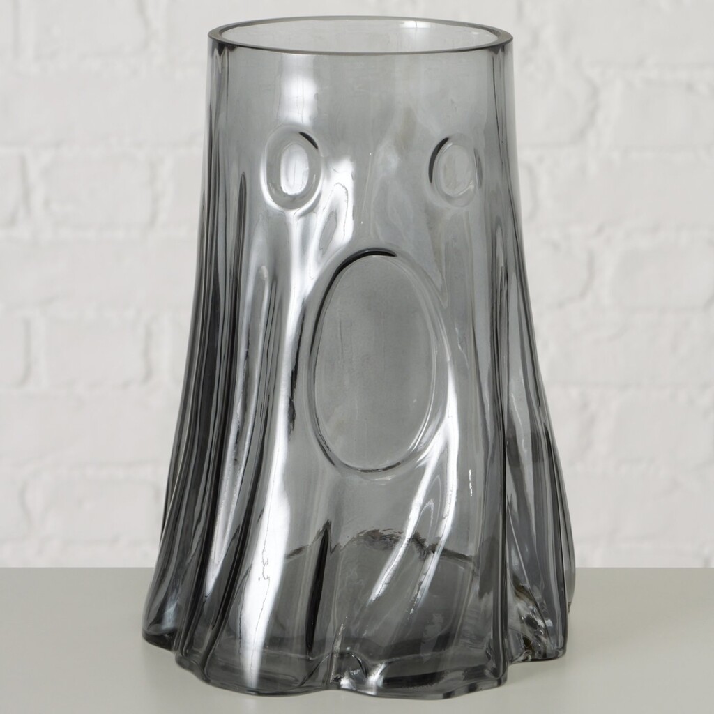 Windlicht Hubuha Grau 23 cm