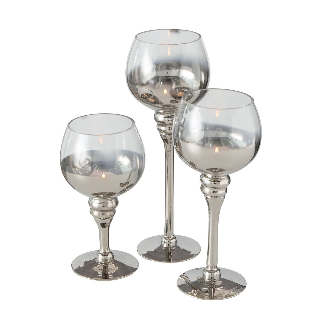 3er Set Windlicht Minou