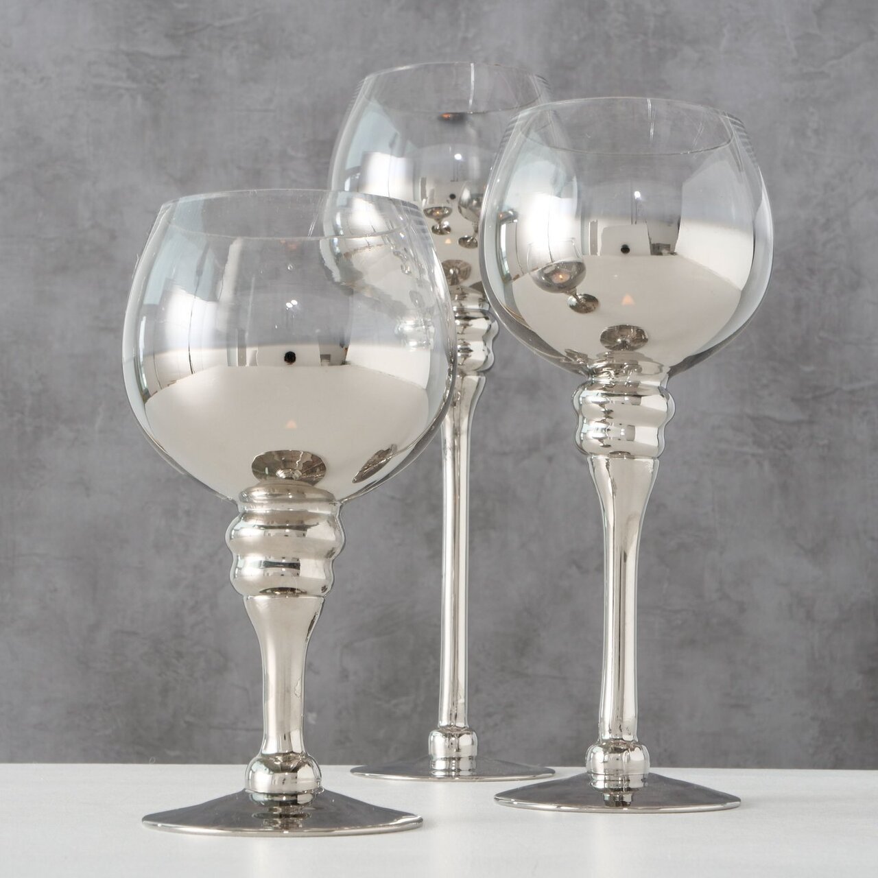 3er Set Windlicht Minou