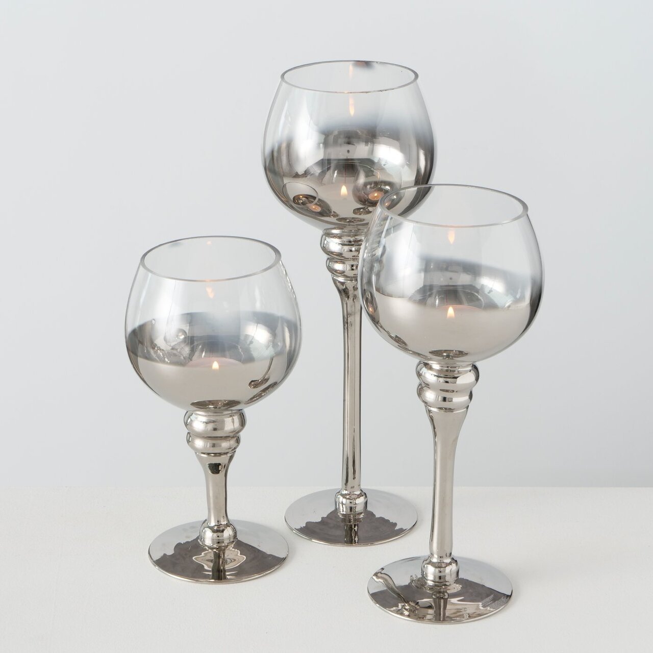 3er Set Windlicht Minou