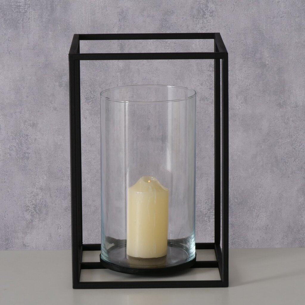 Windlicht Quantum Metall, Glas