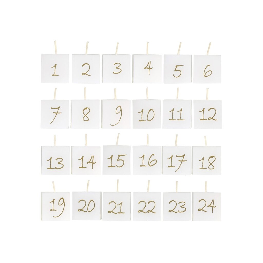 Adventskalender Kerzen 24 Stück